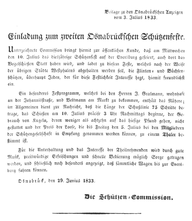 OsFa Rückblick 4 – Schützenfeste in Osnabrück – Tradition seit Jahrhunderten